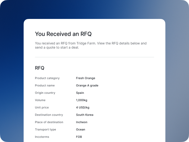 RFQs & Offers